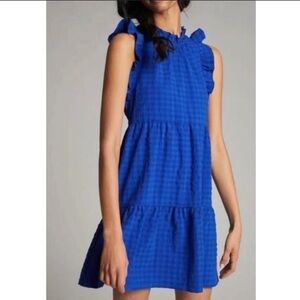 Maeve by Anthropologie Ruffle-Sleeve Tiered Midi Dress Size Medium | NWT